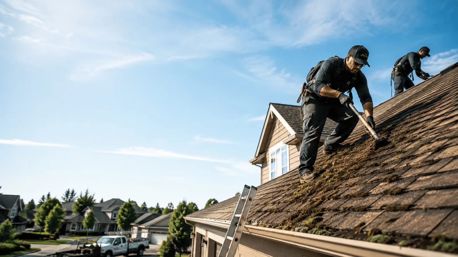 Roof Moss Removal in Harvard, ID near me